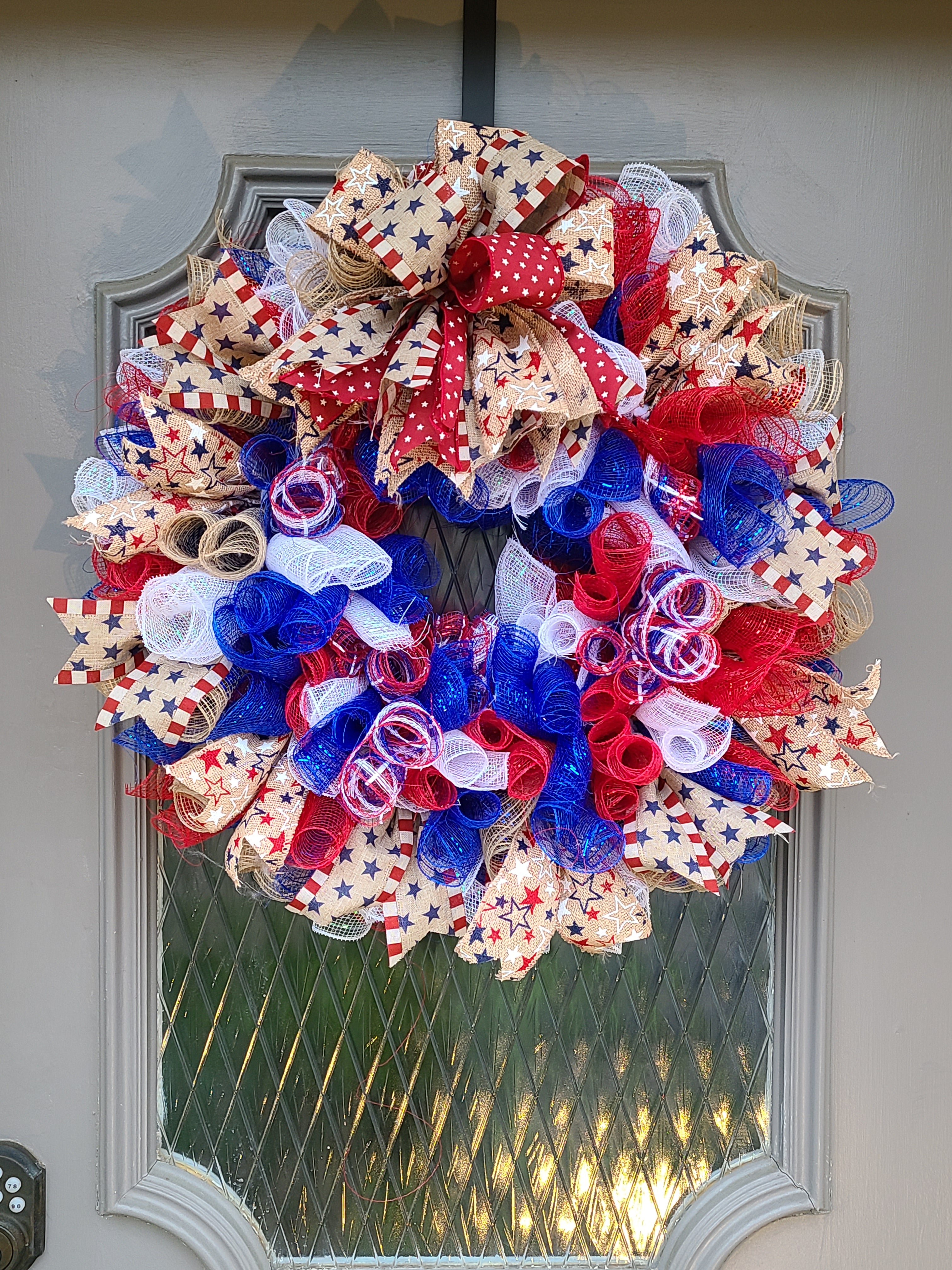 American 4th of July Independence Wreath
