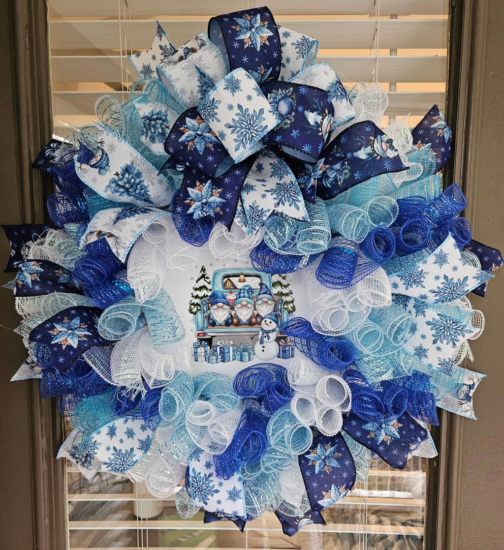 Gnome Christmas Wreath