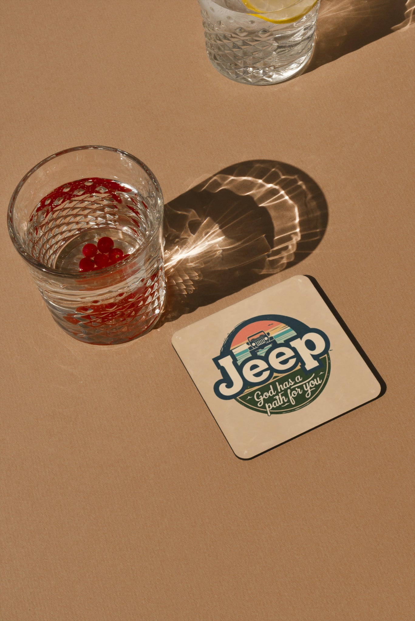 God Has a Path for You” Jeep Coaster