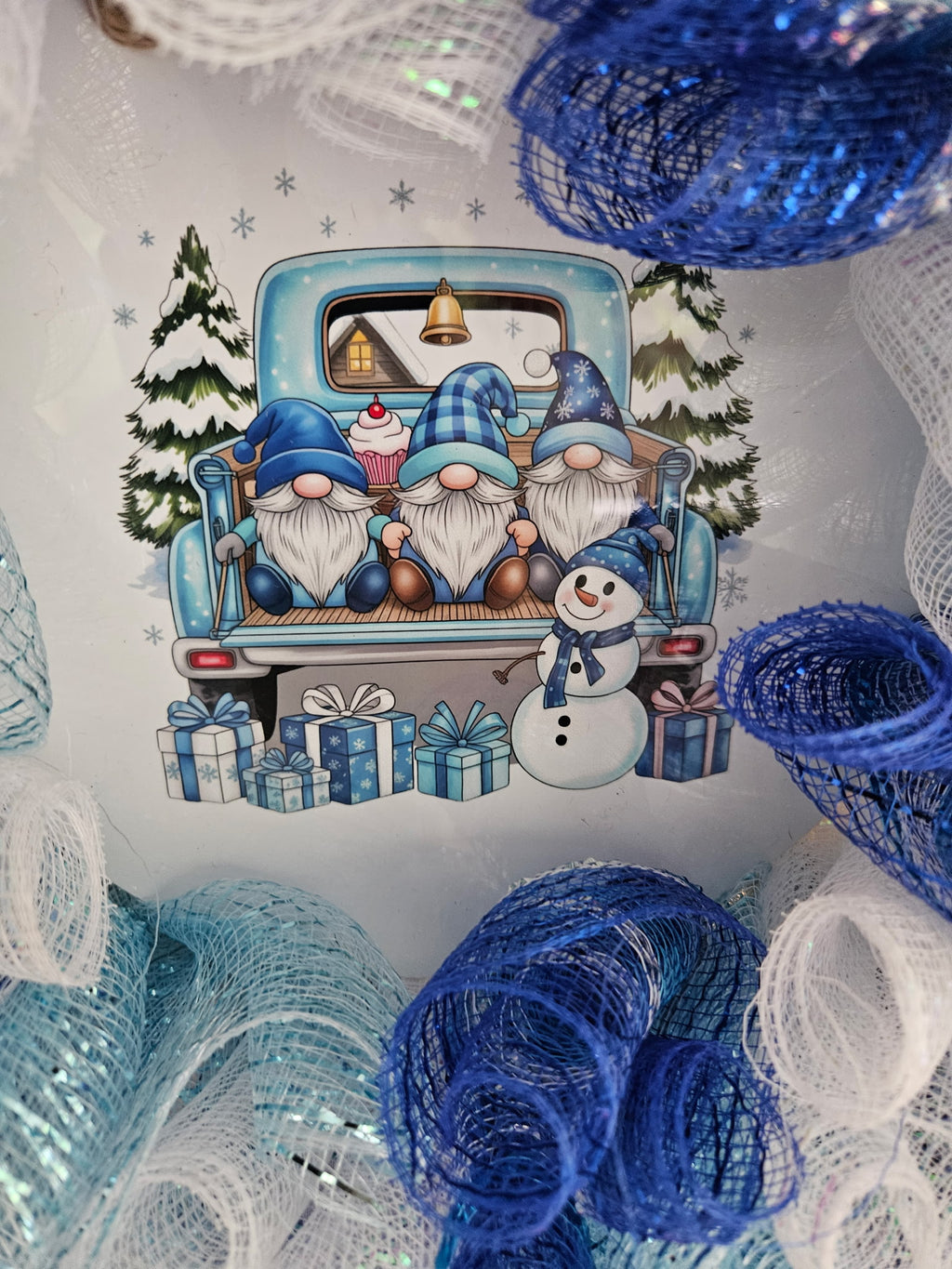 Gnome Christmas Wreath