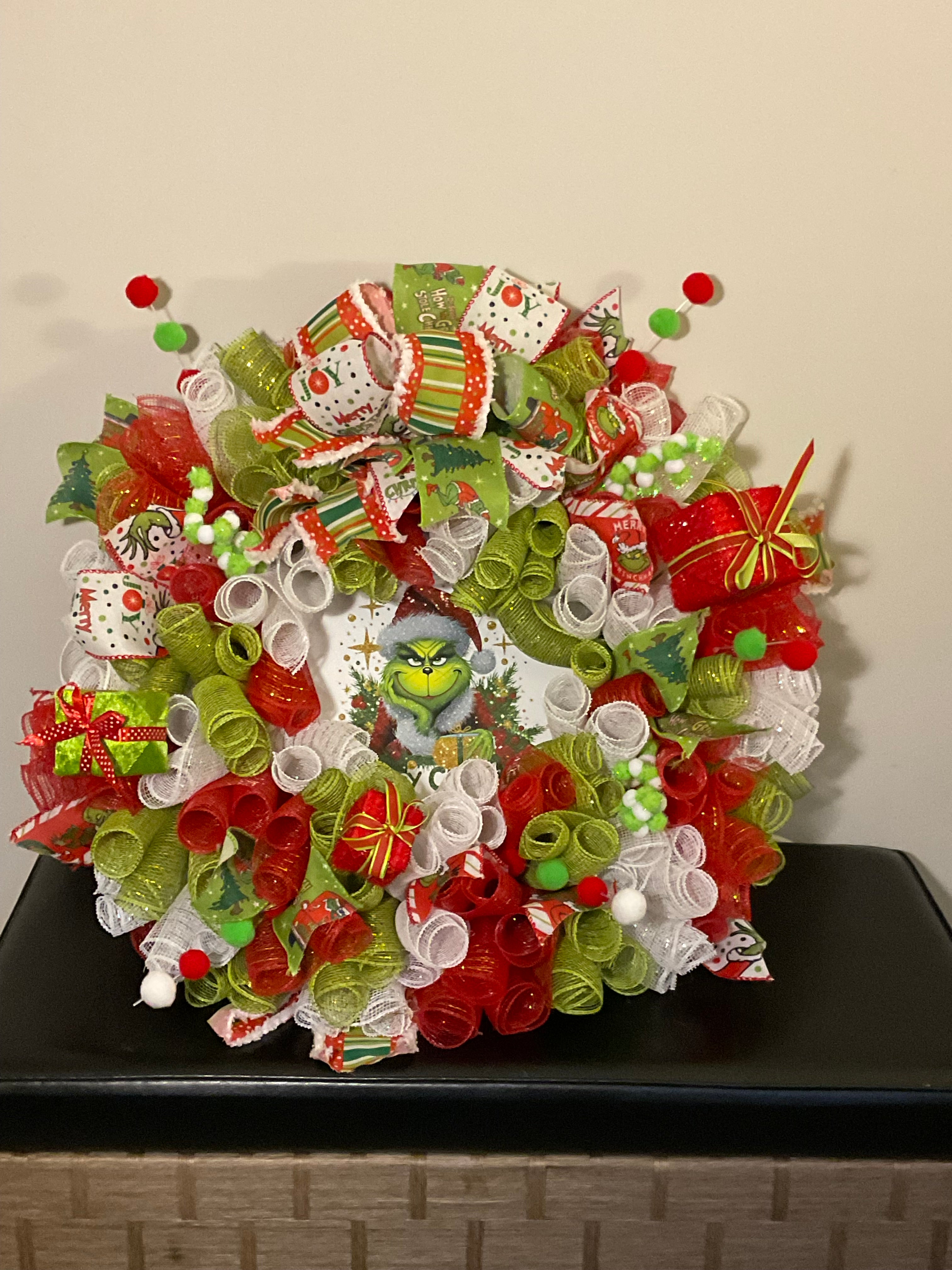 Grinch Christmas Wreath