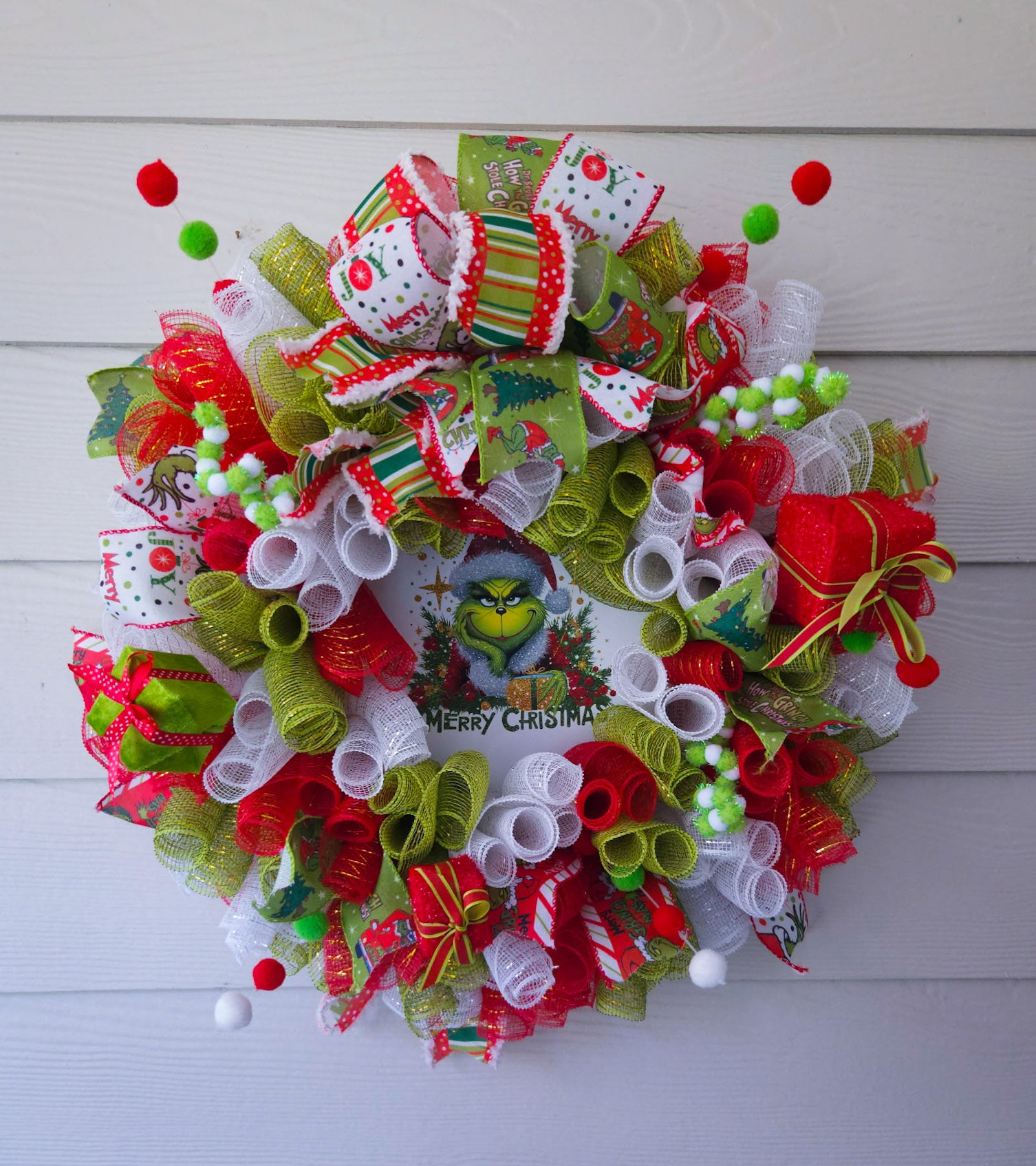 Grinch Christmas Wreath