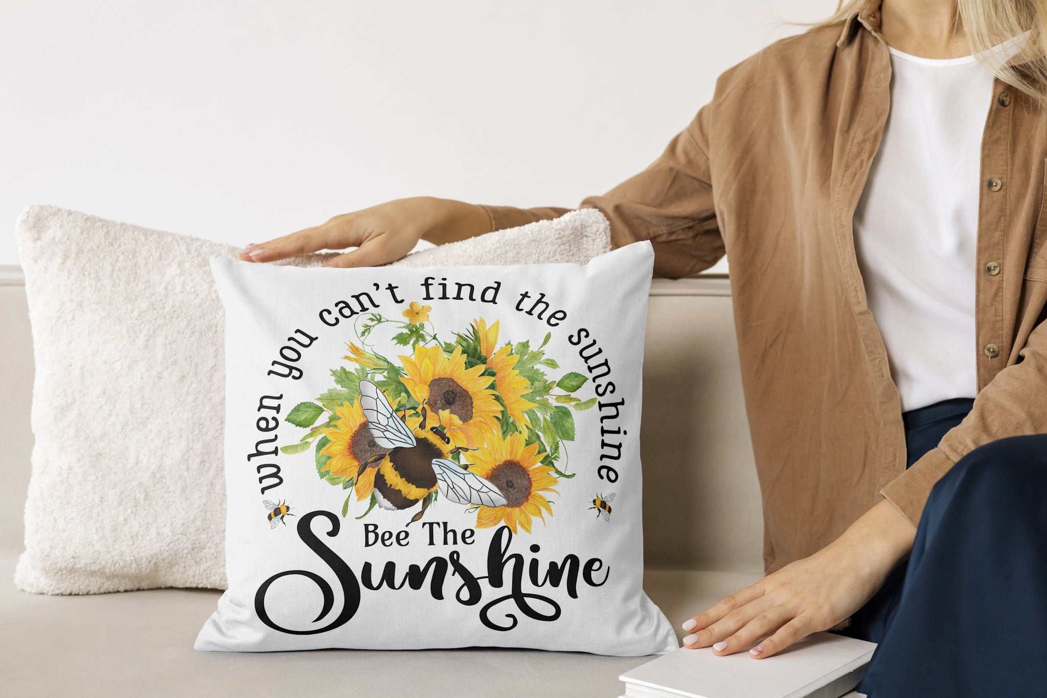 Bee the Sunshine Pillowcase Cover