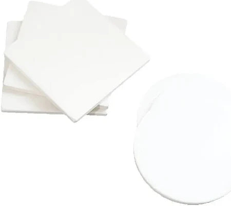 Ceramic Coaster Blanks- Circle or Square